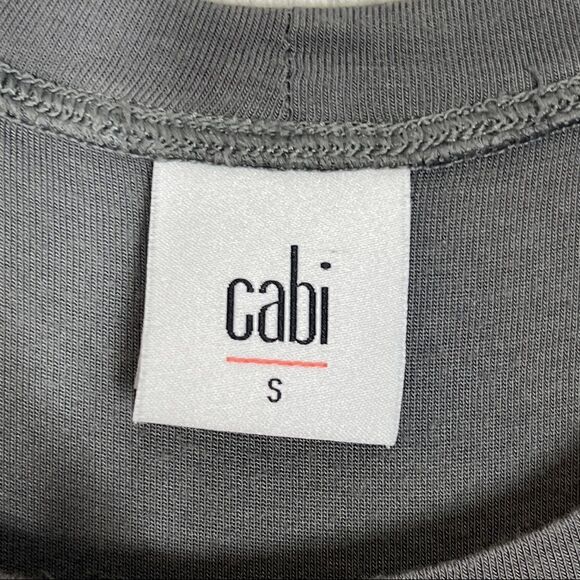 Cabi | Gray Long Sleeve Swing Tee Top Size Small - Picture 4 of 5